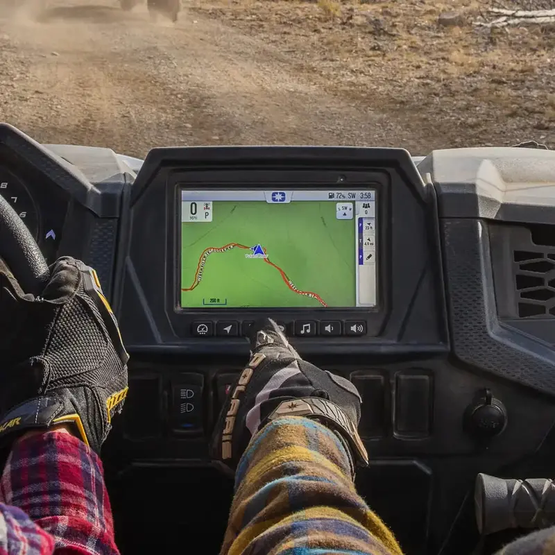 Polaris Rzr Trail S 7" Display Mount Kit With Cameras 1