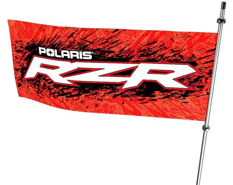 Polaris Rzr Xp 1000 Lock & Ride Whip Flag & Pole 1