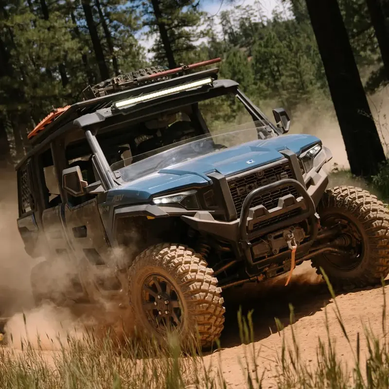 Polaris Xpedition Lock & Ride Hard Coat Poly Half Windshield 2