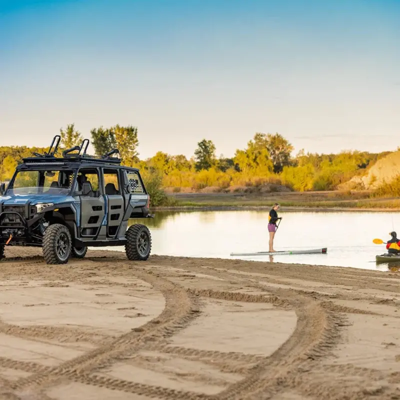 Polaris Xpedition Skeleton Half Doors - Front 2