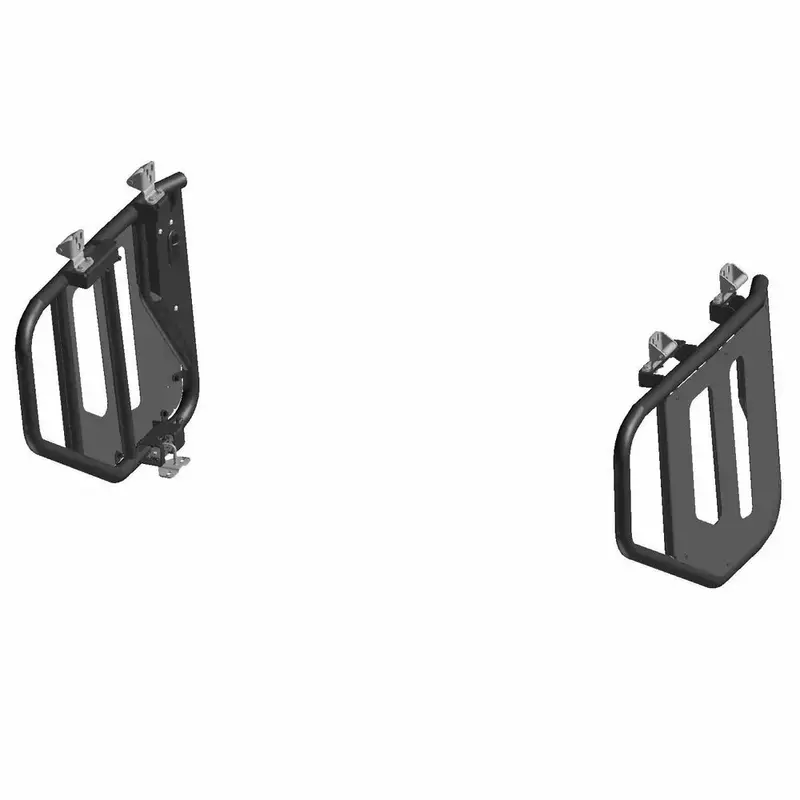 Polaris Xpediton Skeleton Rear Steel Half Doors - Set Of 2 1