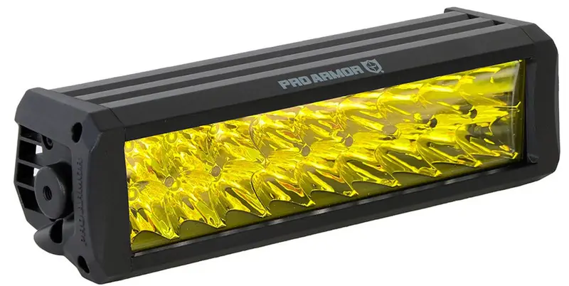 Pro Armor 11" Spot Led Dual Row Lightbar - Amber 1