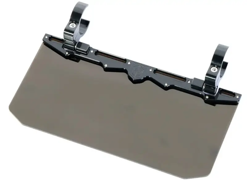 Pro Armor 12" Tinted Aluminum Visor With 2" Clamp 1