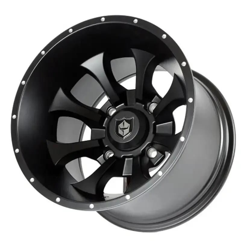 Pro Armor 15X10 (4X137) Knight Wheels Dunes - Black 1