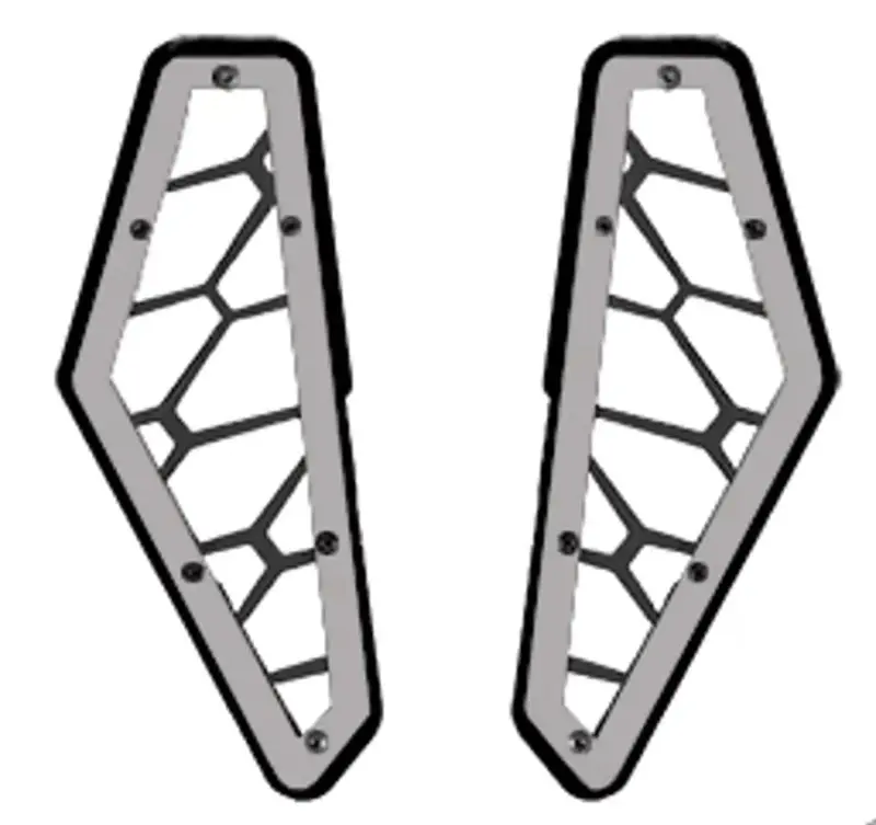 Pro Armor '20-'24 Polaris Rzr Pro Xp Front Grille 10