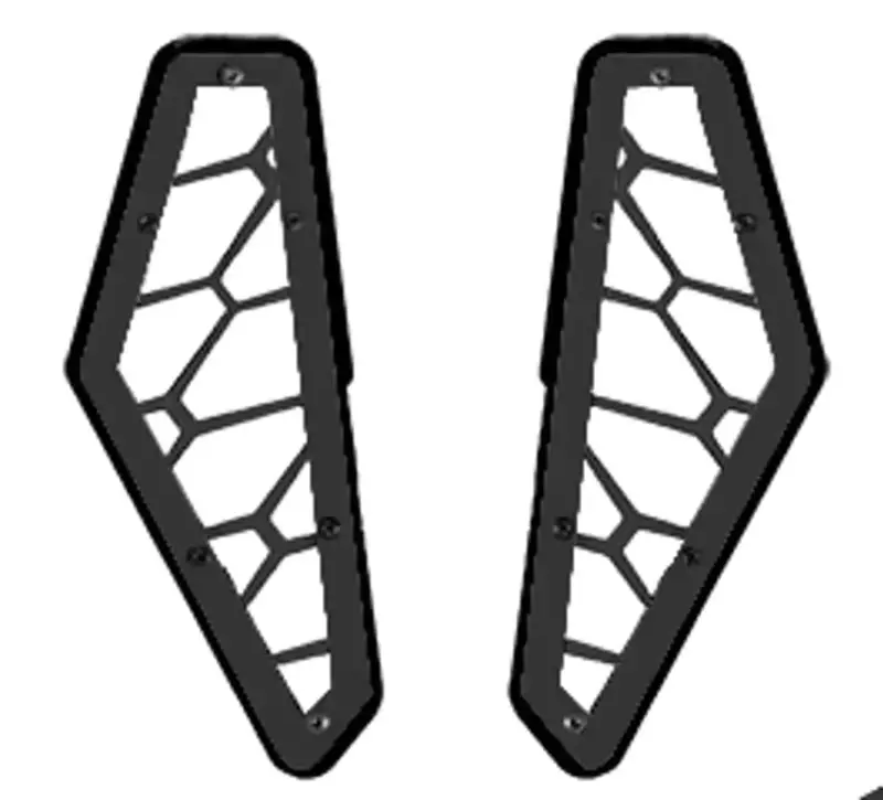 Pro Armor '20-'24 Polaris Rzr Pro Xp Front Grille 6