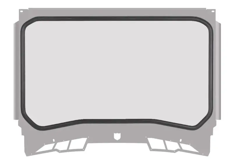 Pro Armor '22-'24 Polaris Rzr Pro R/Turbo R Cage System Front Windshield 4