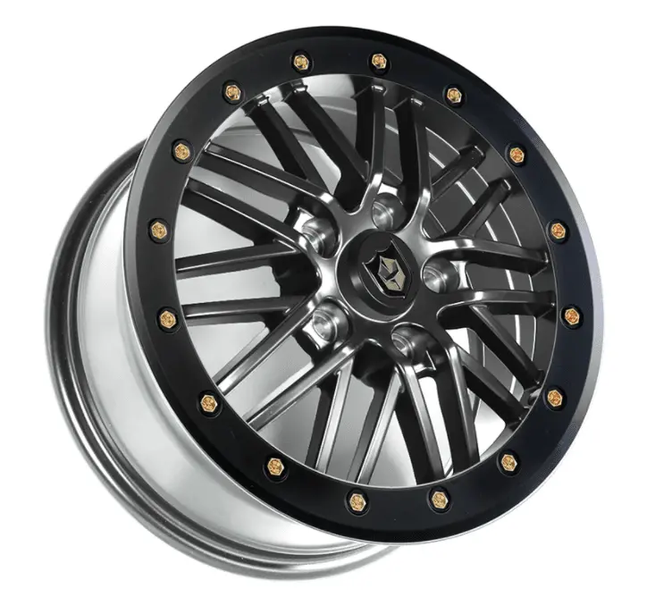 Pro Armor Rath Beadlock Wheels - 15X7 (5-Lug) - Titanium Metallic 1