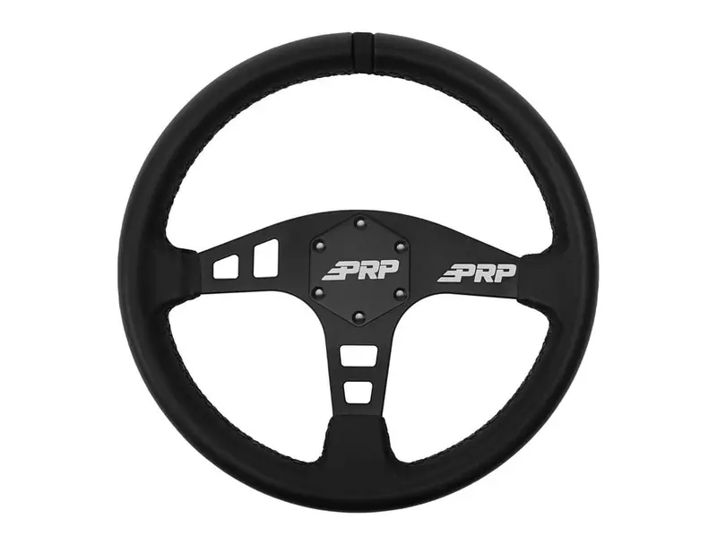 Prp Flat Leather Steering Wheel 1