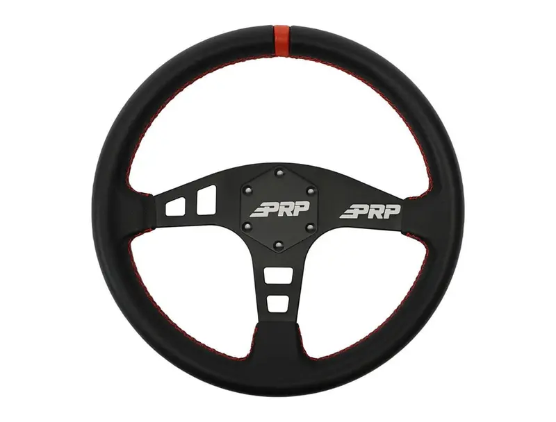 Prp Flat Leather Steering Wheel 3