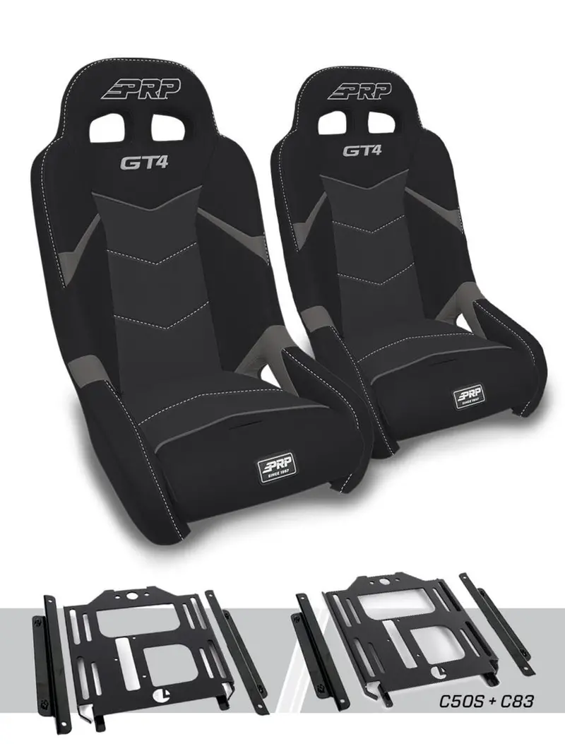 Prp Polaris Rzr 570/800/900 Gt4 Suspension Seats Kit - Pair 2