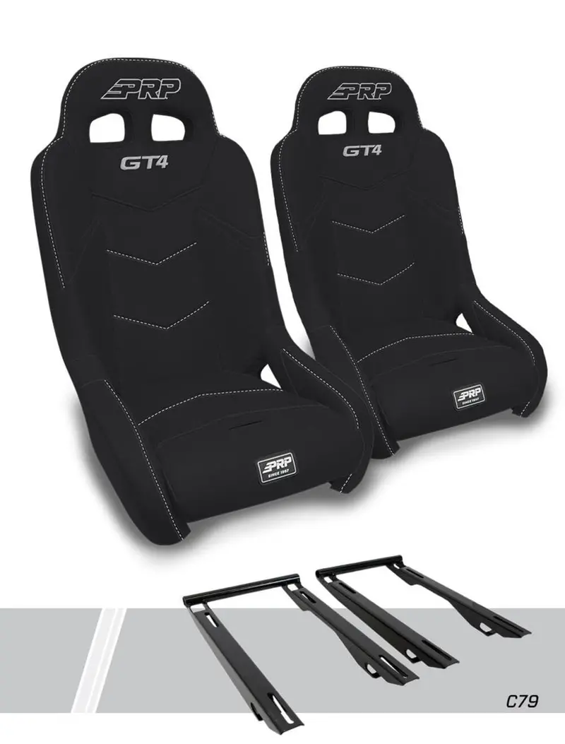Prp Polaris Rzr Pro Xp/Pro R/Pro S/Turbo R Gt4 Suspension Seats Kit - Pair 1