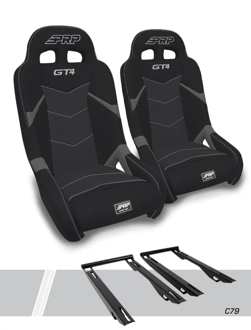 Prp Polaris Rzr Pro Xp/Pro R/Pro S/Turbo R Gt4 Suspension Seats Kit - Pair 2
