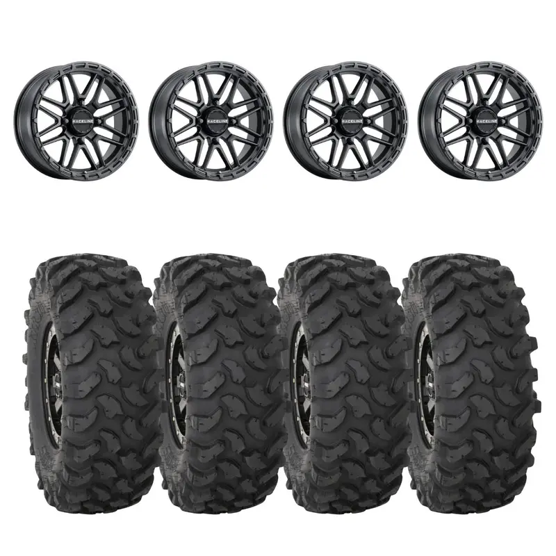 Raceline A11b Krank Xl & System 3 Xtr370 Offroad Wheel & Tire Kit 1