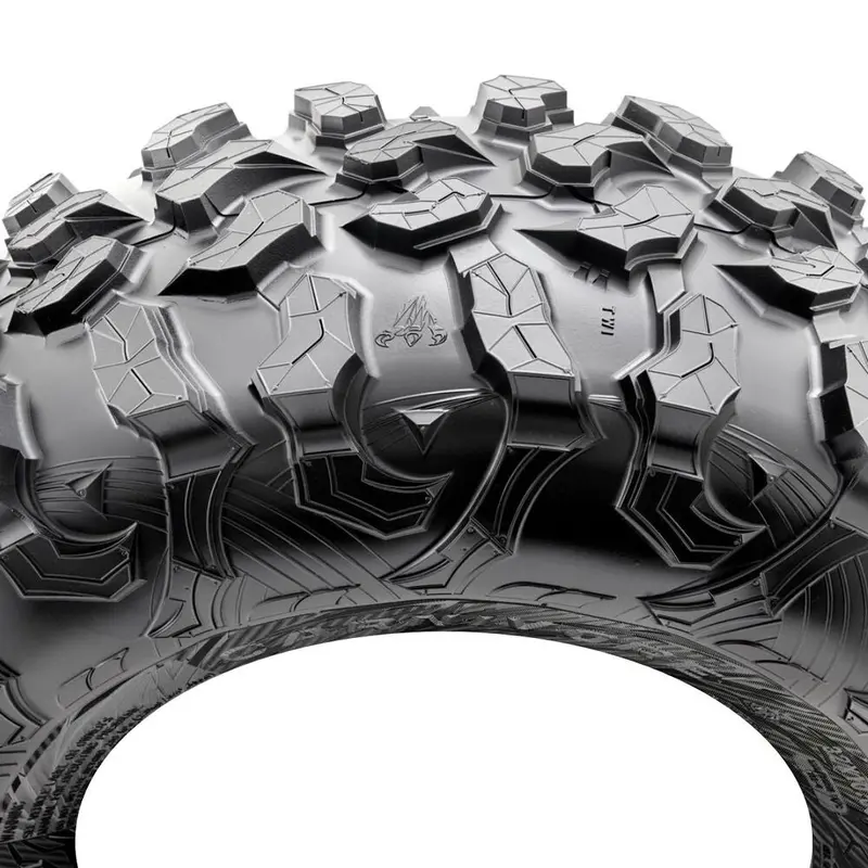 Raceline A12 Hyper Silver Squad Beadlock & Maxxis Carnivore Radial Wheel & Tire Kit 7