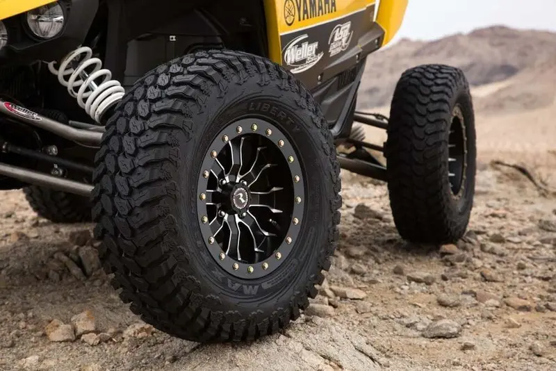 Raceline A12bg Satin Black Squad Beadlock & Maxxis Liberty Performance Off Road Wheel & Tire Kit 5