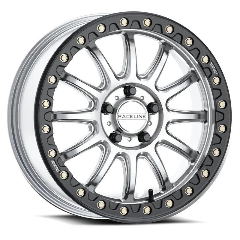 Raceline A14sb Alpha Beadlock - Silver/Black 1