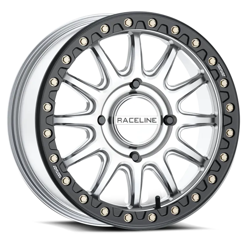 Raceline A14sb Alpha Beadlock - Silver/Black 3