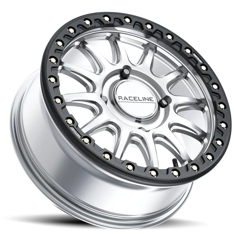Raceline A14sb Alpha Beadlock - Silver/Black 4
