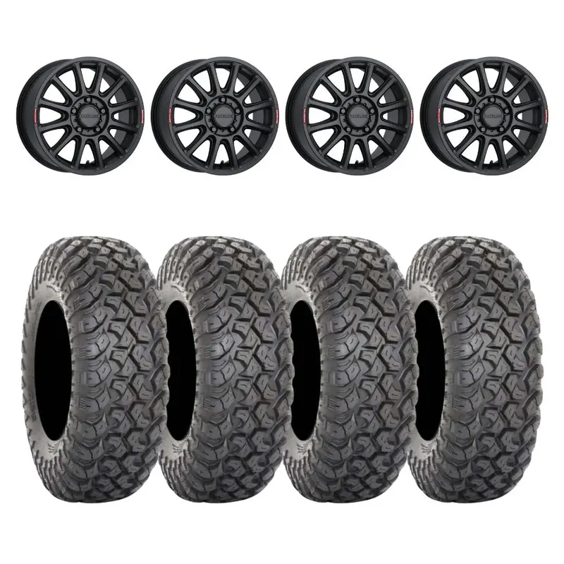 Raceline A14vb Alpha Non-Beadlock 5-Lug & System 3 Rt320 Radial Wheel & Tire Kit 1