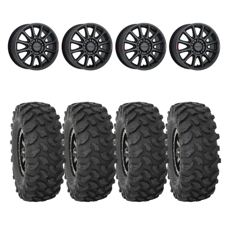 Raceline A14vb Alpha Non-Beadlock 5-Lug & System 3 Xtr370 Offroad Wheel & Tire Kit 1