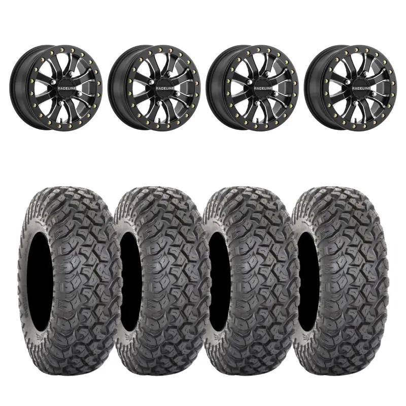 Raceline A71mb Mamba Beadlock & System 3 Rt320 Radial Wheel & Tire Kit 1