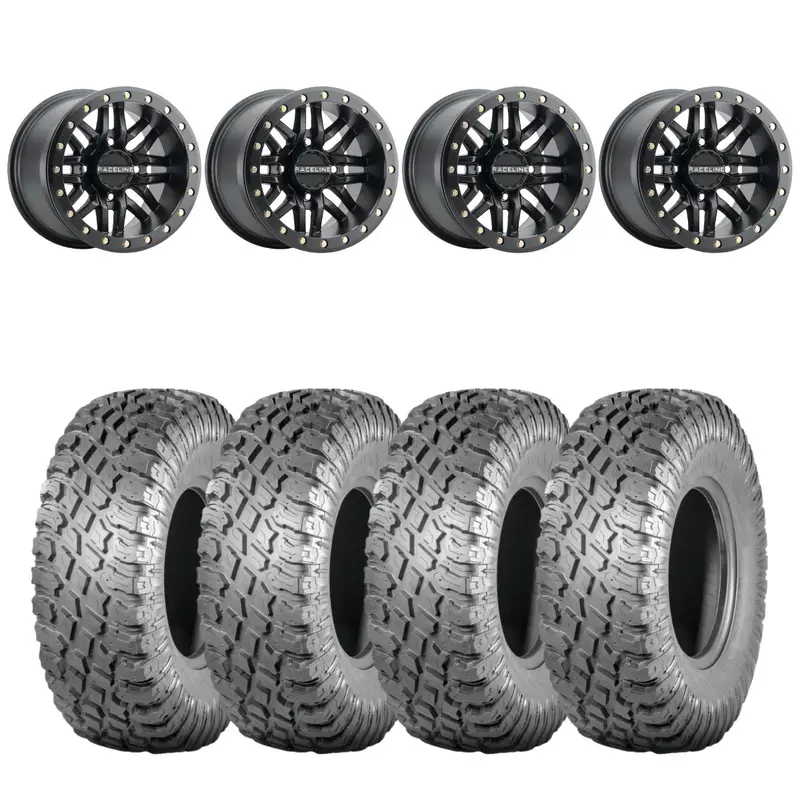 Raceline A91b Ryno Beadlock & Atturo Trail Blade X/T Wheel & Tire Kit 1