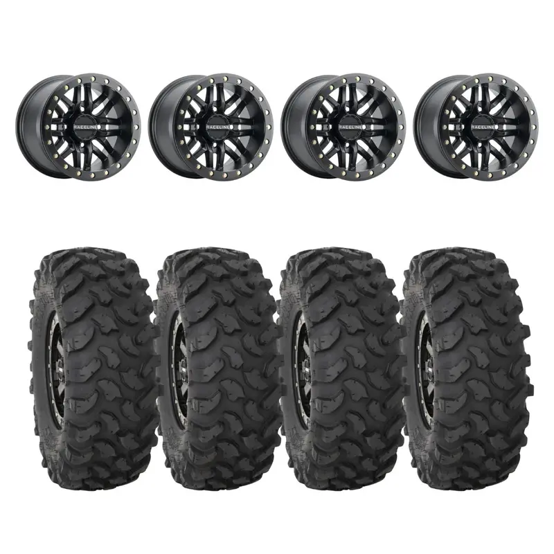 Raceline A91b Ryno Beadlock & System 3 Xtr370 Offroad Wheel & Tire Kit 1
