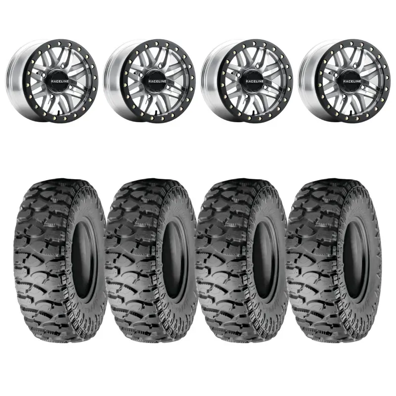 Raceline A91ma Ryno Beadlock & Atturo Trail Blade Boss Wheel & Tire Kit 1