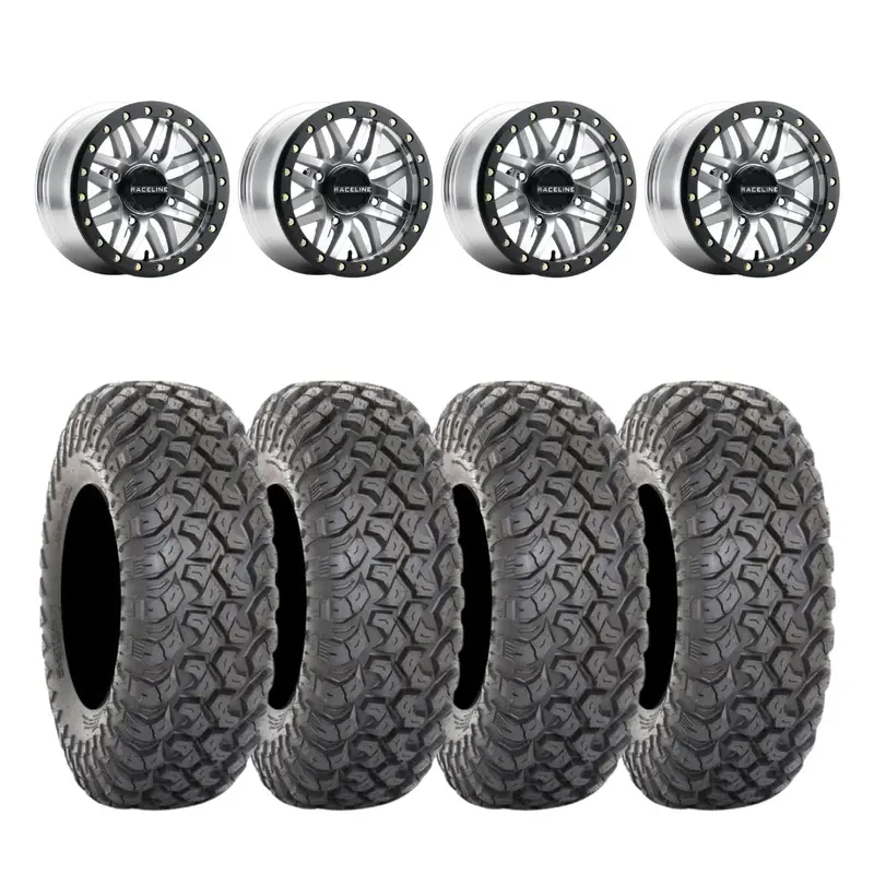 Raceline A91ma Ryno Beadlock & System 3 Rt320 Radial Wheel & Tire Kit 1