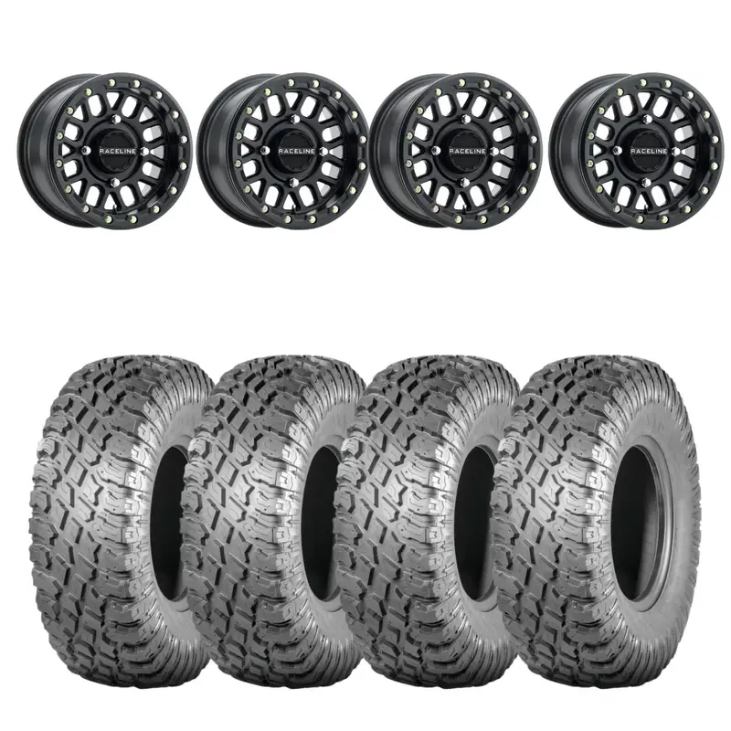 Raceline A93b Podium Beadlock & Atturo Trail Blade X/T Wheel & Tire Kit 1
