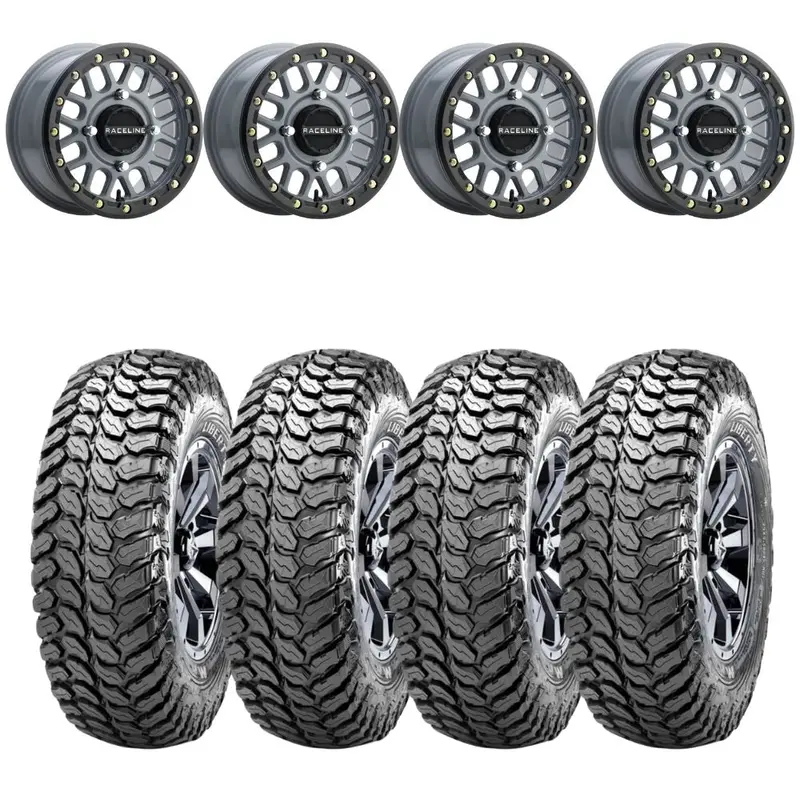 Raceline A93sg Podium Beadlock & Maxxis Liberty Performance Off Road Wheel & Tire Kit 1