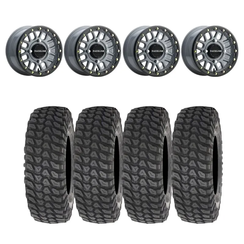 Raceline A93sg Podium Beadlock & System 3 Xcr350 Radial Wheel & Tire Kit 1