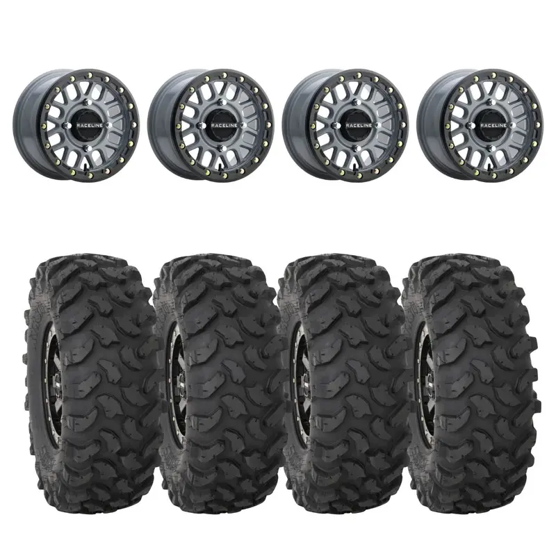 Raceline A93sg Podium Beadlock & System 3 Xtr370 Offroad Wheel & Tire Kit 1