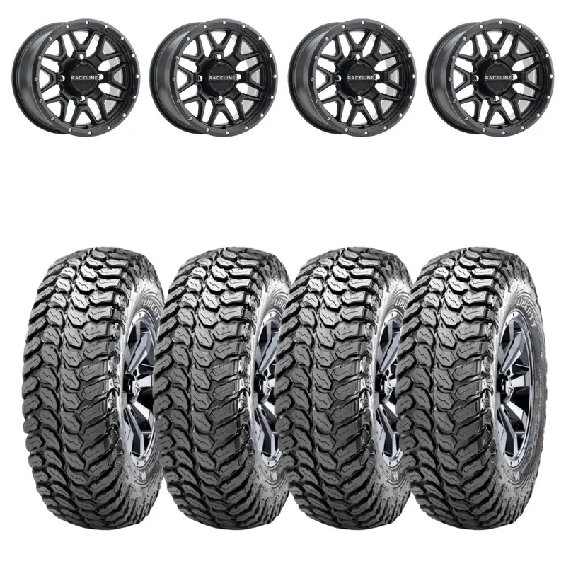 Raceline A94b Krank Simulated Beadlock & Maxxis Liberty Performance Off Road Wheel & Tire Kit 1