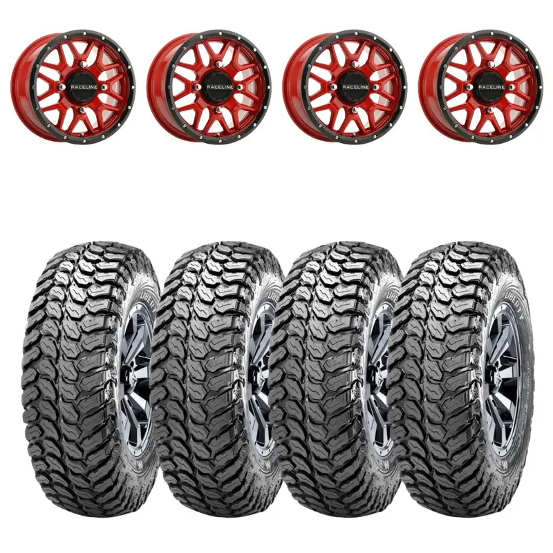 Raceline A94r Krank Simulated Beadlock & Maxxis Liberty Performance Off Road Wheel & Tire Kit 1