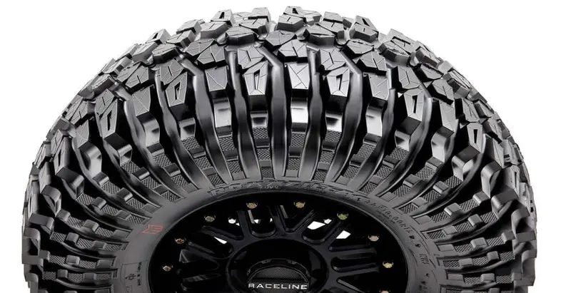 Raceline A94r Krank Simulated Beadlock & Maxxis Roxxzilla Radial Wheel & Tire Kit 6