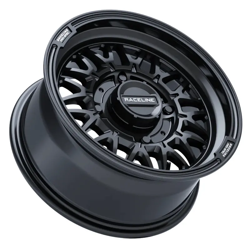 Raceline Gloss Black A13gb Omega & Atturo Trail Blade Boss Wheel & Tire Kit 4
