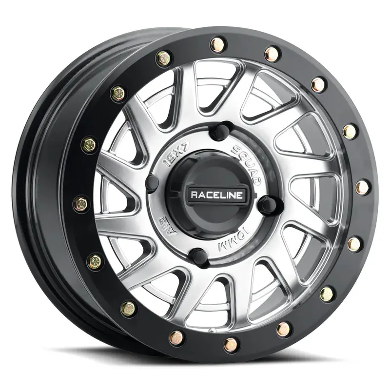 Raceline Hyper Silver A12 Squad Beadlock & Atturo Trail Blade X/T Wheel & Tire Kit 2