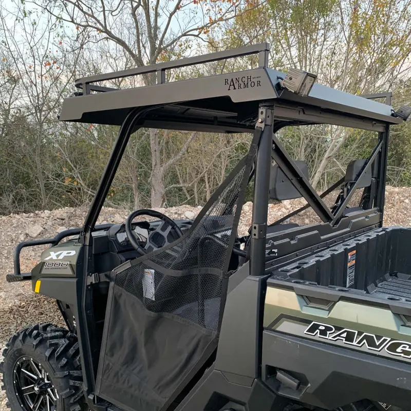 Ranch Armor '14+ Polaris Ranger 570/900 Pro-Fit Frame Full-Size Single Cab Metal Top 4