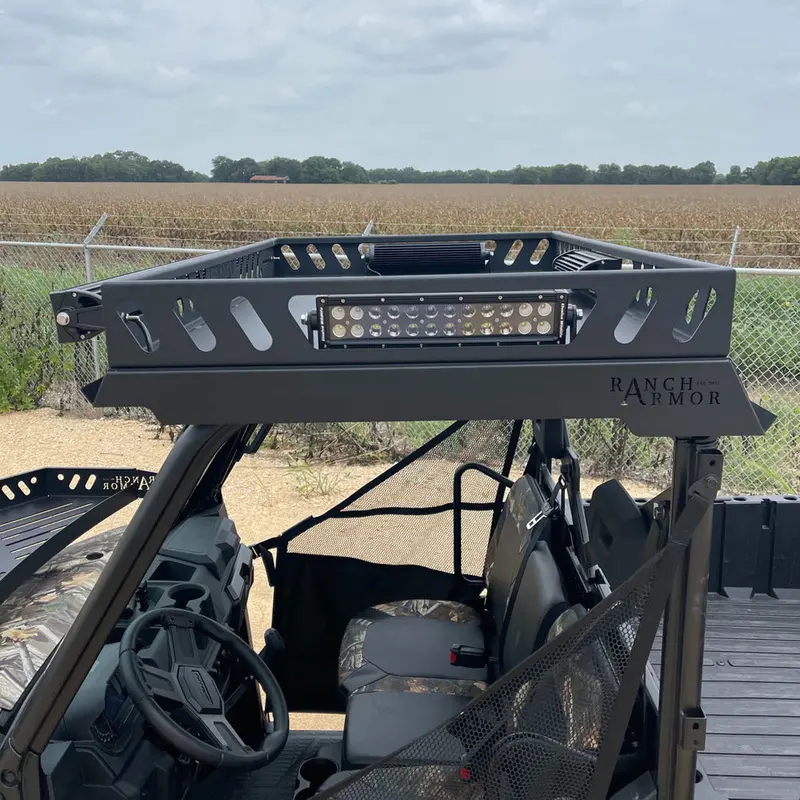 Ranch Armor '14+ Polaris Ranger 570/900 Pro-Fit Frame Full-Size Single Cab Metal Top 5