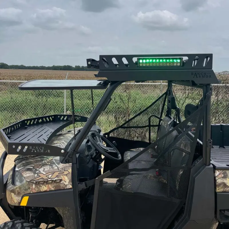 Ranch Armor '14+ Polaris Ranger 570/900 Pro-Fit Frame Full-Size Single Cab Metal Top 7