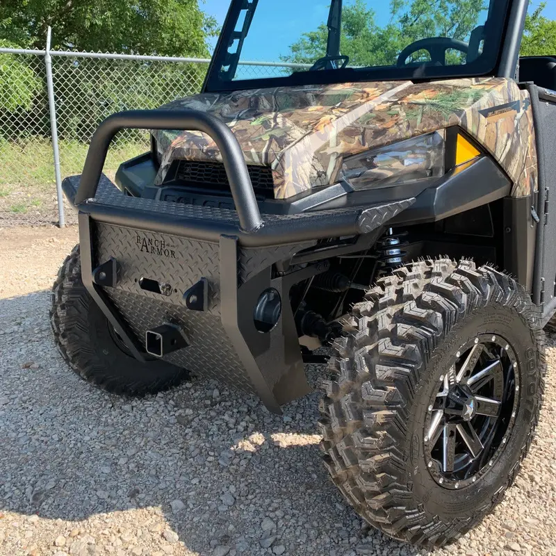 Ranch Armor '14+ Polaris Ranger 570 Mid-Size Front Bumper 1