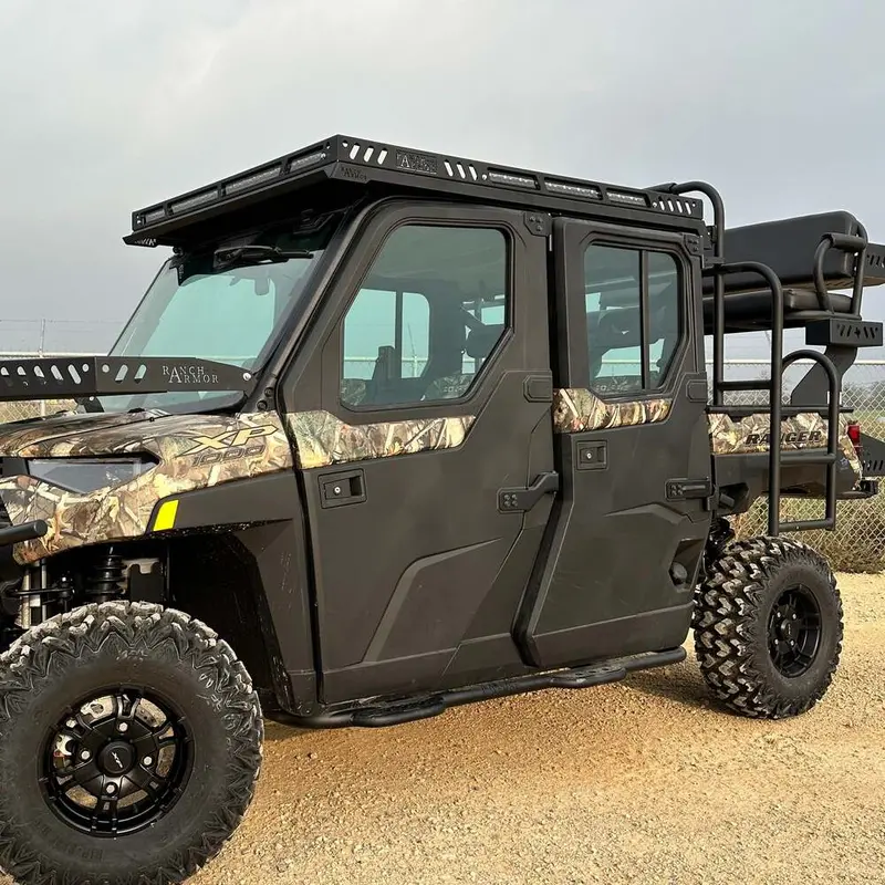 Ranch Armor '19+ Polaris Ranger 1000 Crew Northstar/Hvac Metal Top 1