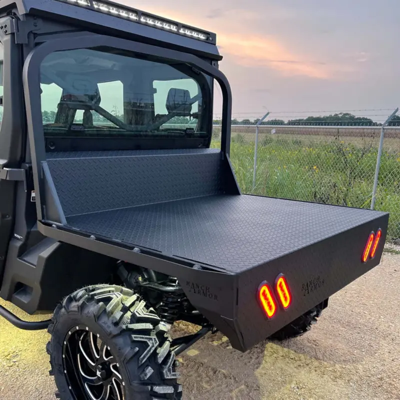 Ranch Armor Can-Am Defender Aluminum Flatbed 1