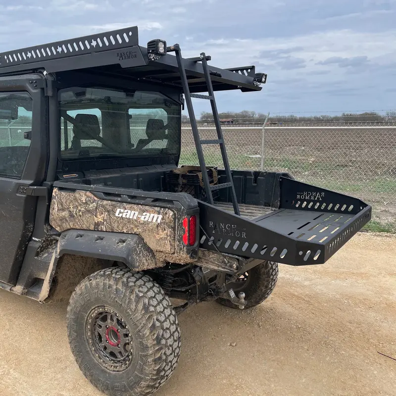Ranch Armor Can-Am Defender Crew Max Limited Ultra Extended Metal Top 4