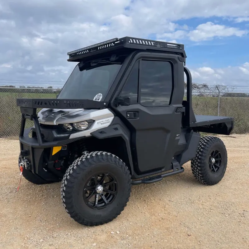 Ranch Armor Can-Am Defender Limited Hvac Single Cab Metal Top 1
