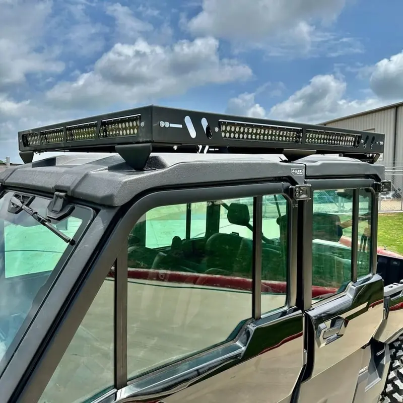Ranch Armor Can-Am Defender Max Limited Aluminum Rooftop Rack - Factory Roof 1