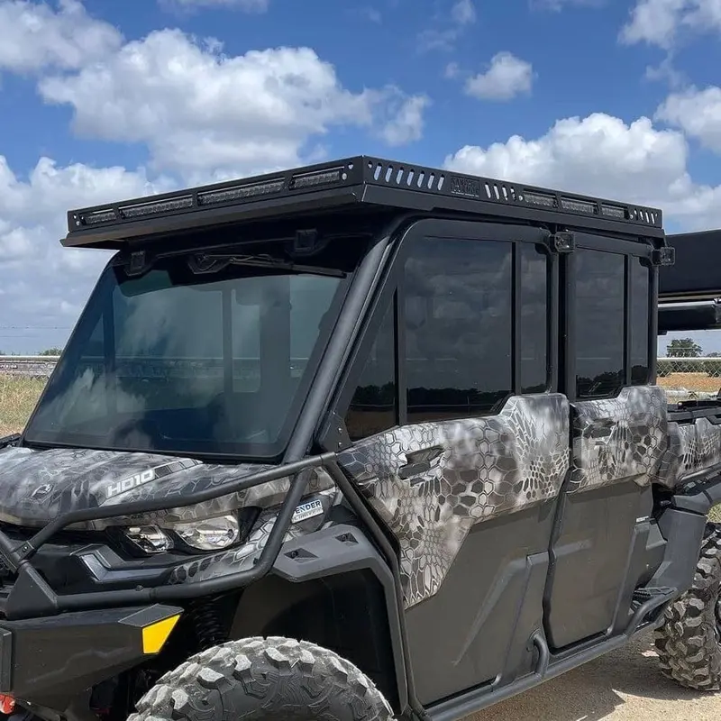 Ranch Armor Can-Am Defender Max Limited Hvac Aluminum Top 1