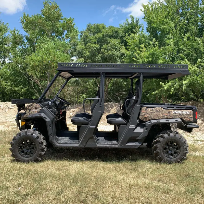 Ranch Armor Can-Am Defender Max Ultra Extended Utv Top - Overhangs Over Rear Bed 1